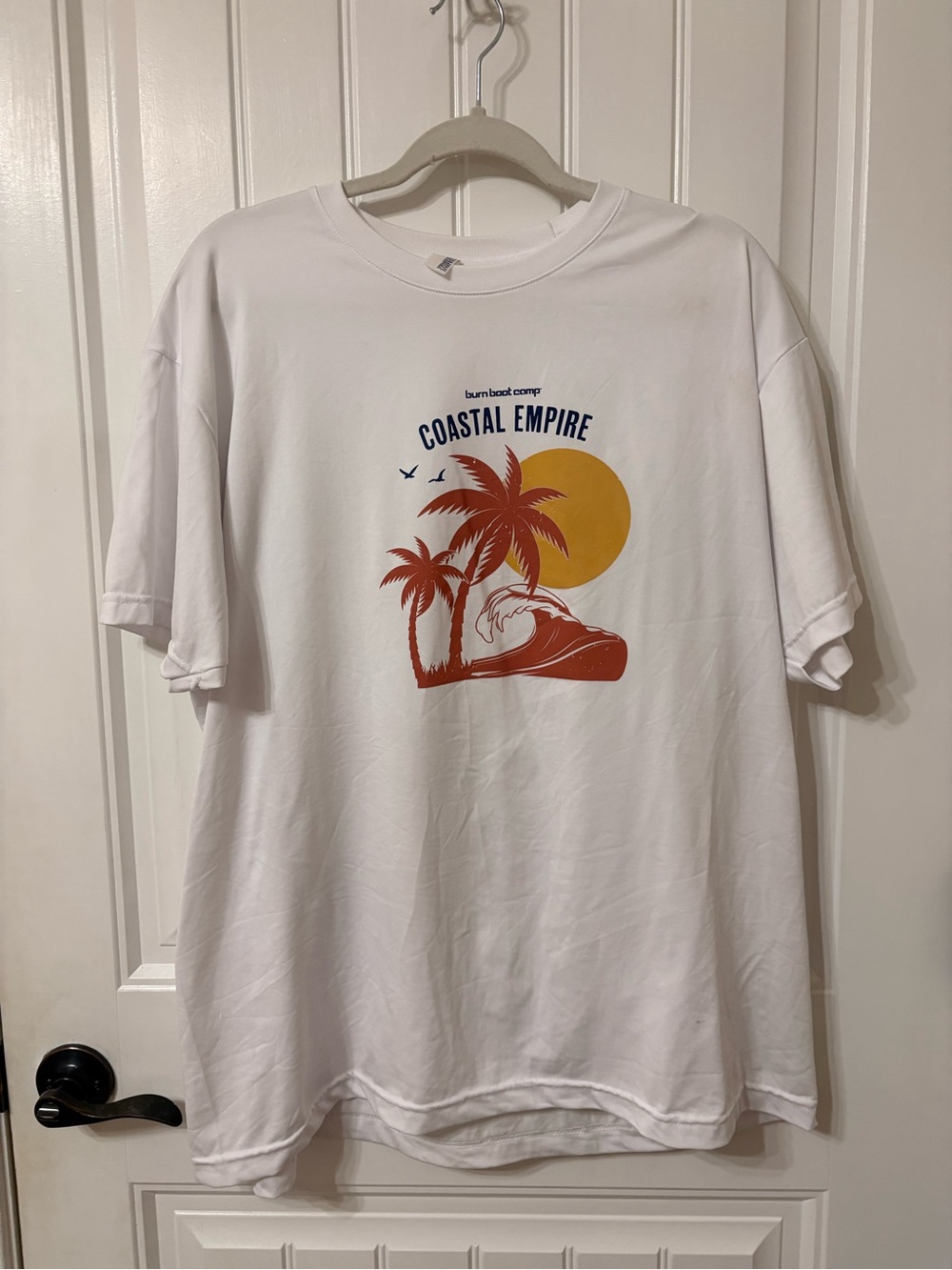 White Burn Boot Camp Graphic Tee